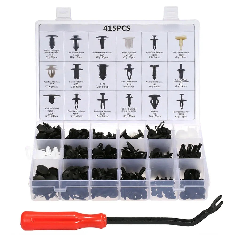 Set 416 piese Cleme Clipsuri Fixare Auto Interior Exterior BESEDER